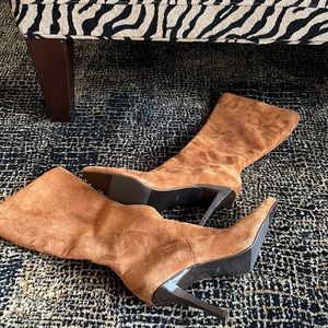 New Microsuede tall boot